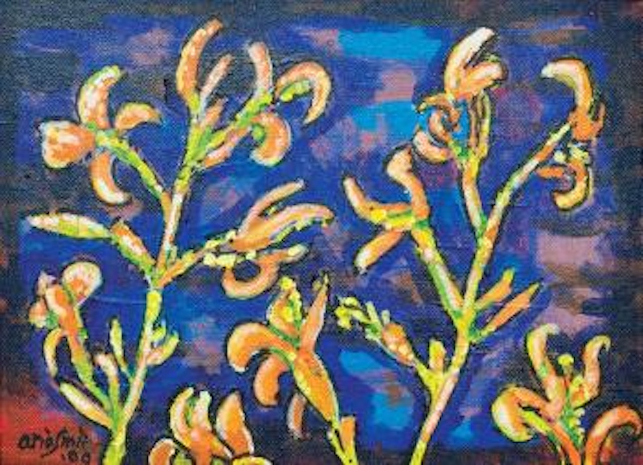 Flowers (wild orchid) by Arie Smit