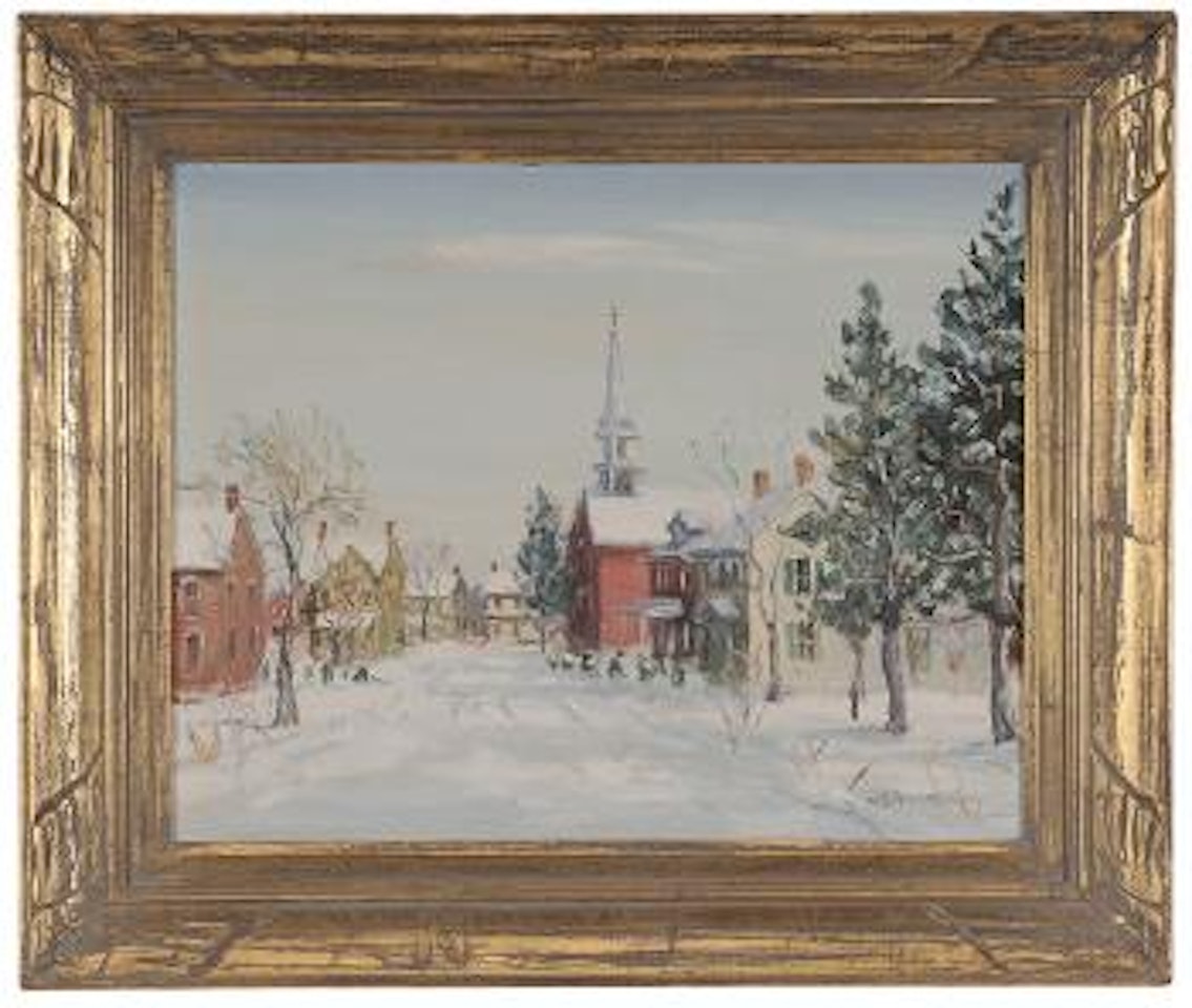 Quakertown Church, Pennsylvania by Walter Emerson Baum