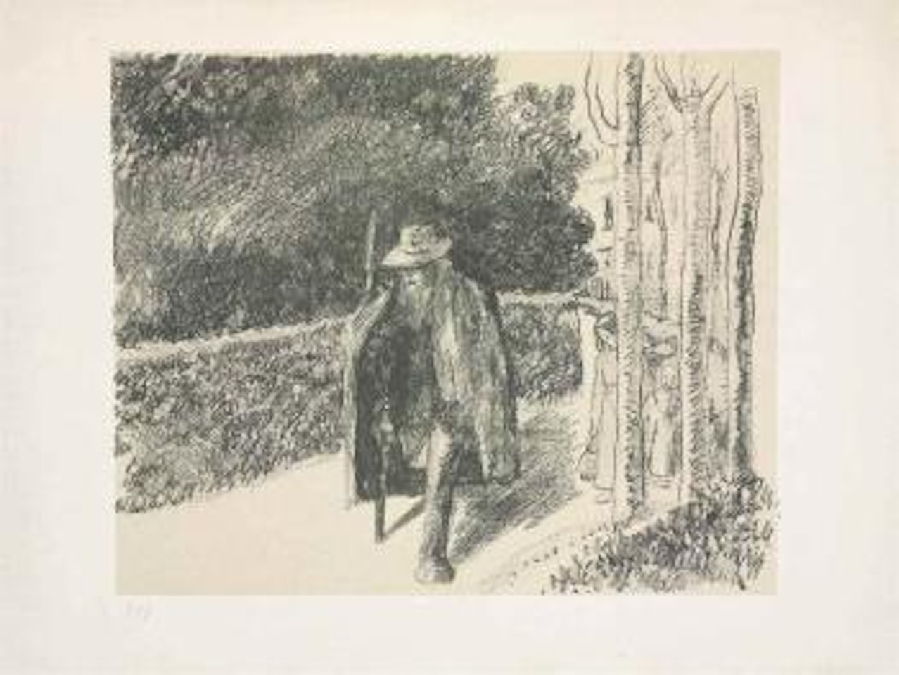 Mendiant à La Béquille by Camille Pissarro