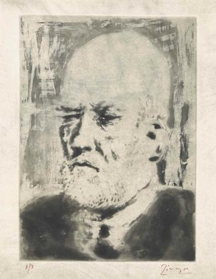 Portrait De Vollard II, from: La Suite Vollard by Pablo Picasso