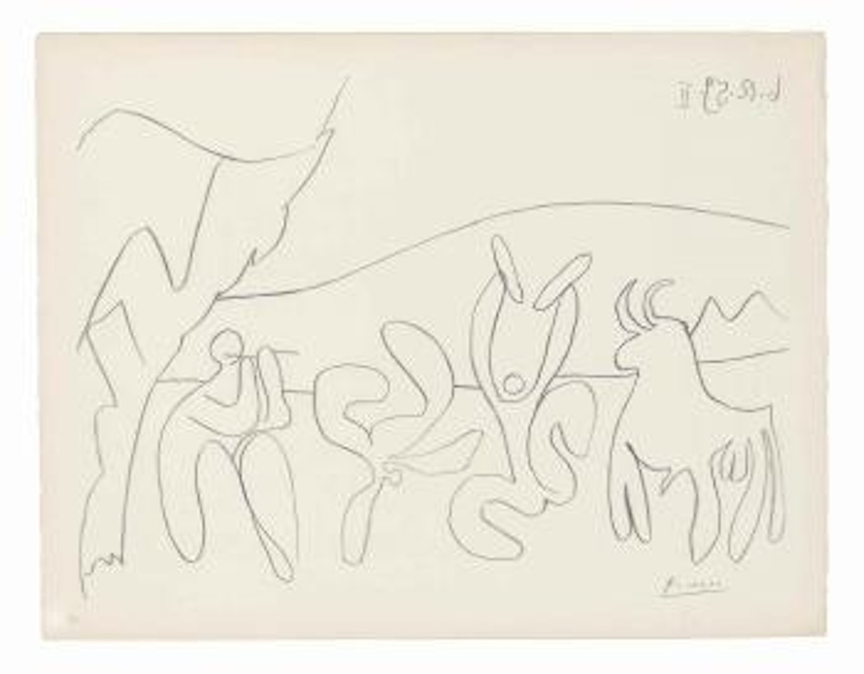 Bacchanal II by Pablo Picasso