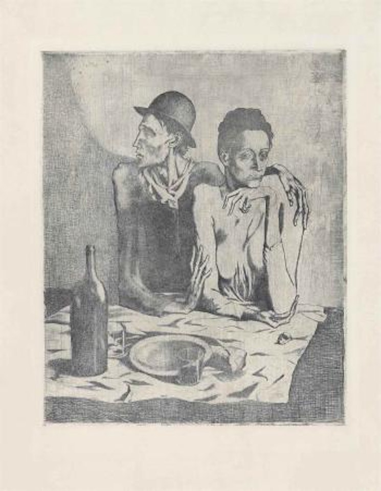 Le Repas Frugal, from: La Suite Des Saltimbanques by Pablo Picasso