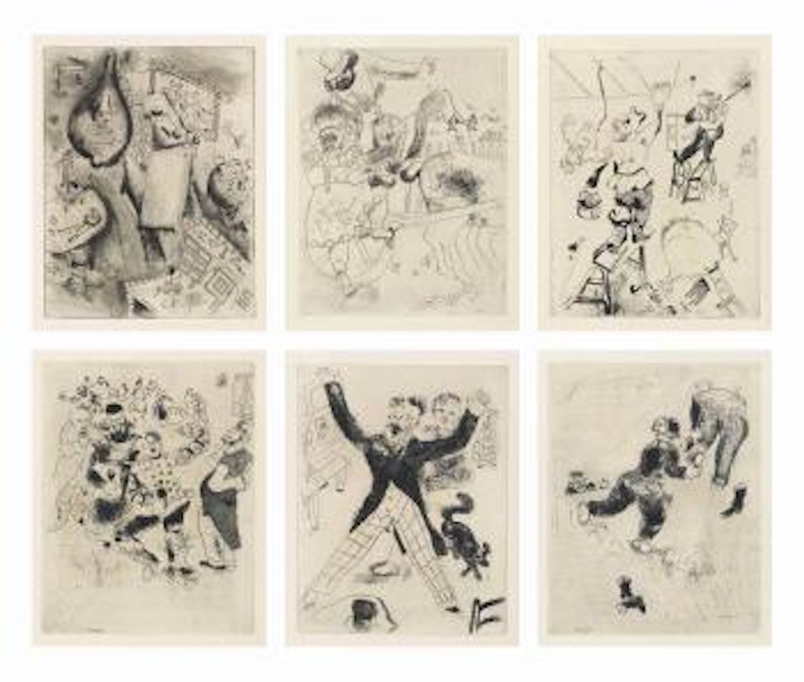 Nicolai Gogol: Les Ames Mortes by Marc Chagall