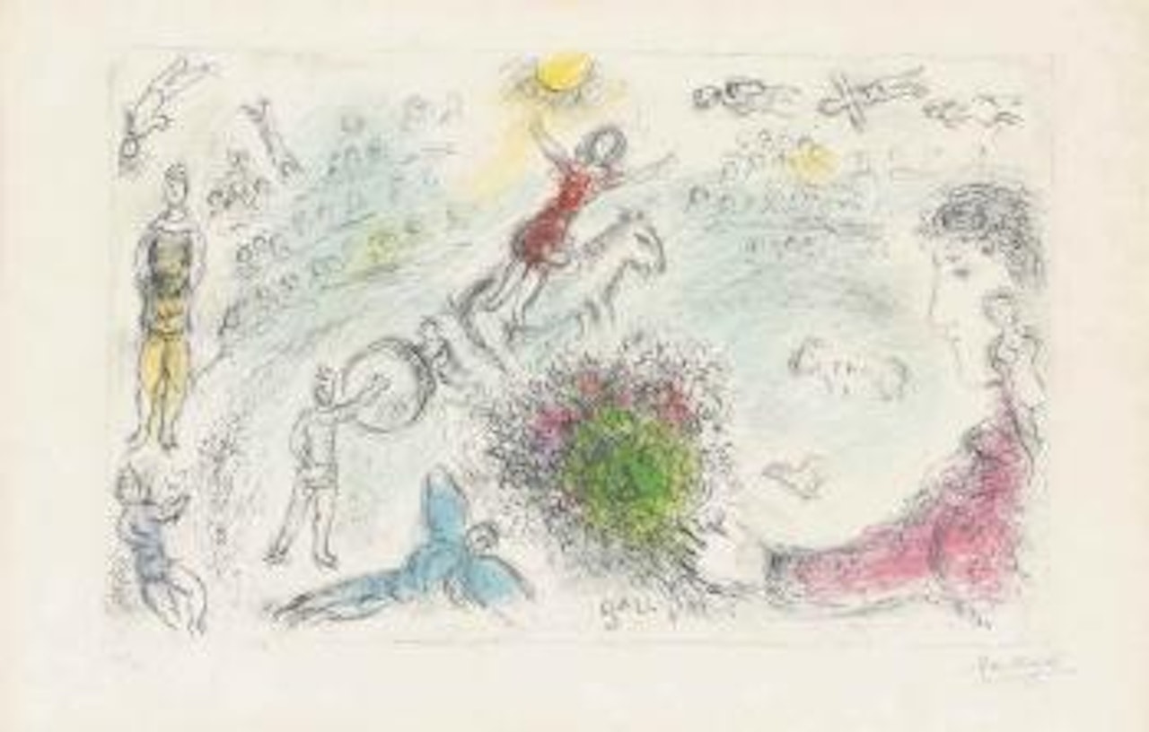L’Âme Du Cirque by Marc Chagall
