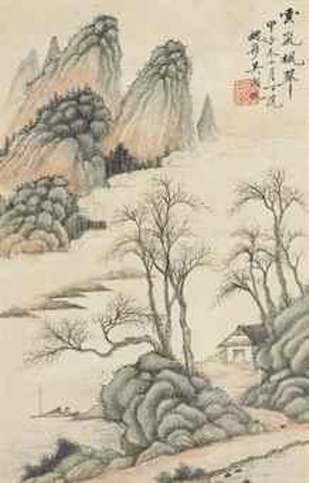 River Landscape by Wu Hufan