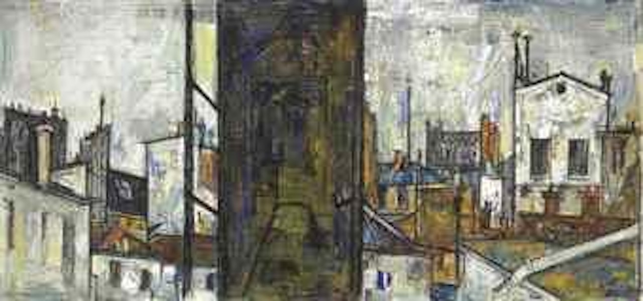 Untitled (Cityscape) by Sayed Haider Raza