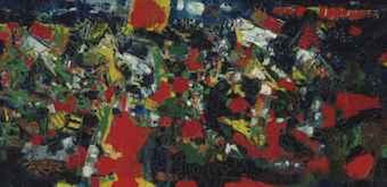 Untitled (Village) by Sayed Haider Raza