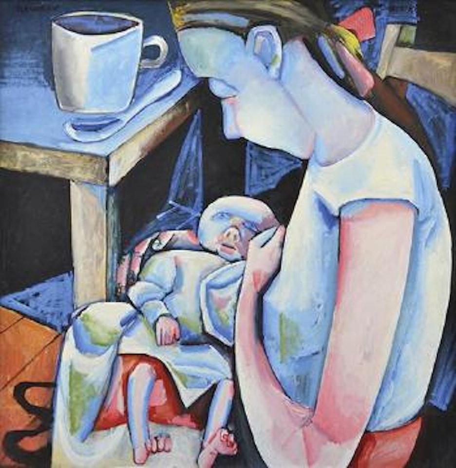 Barbara and Auguste by Charles Blackman