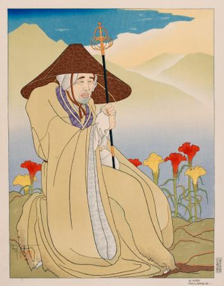 Le Bossu - Otaru, Hokkaido by Paul Jacoulet