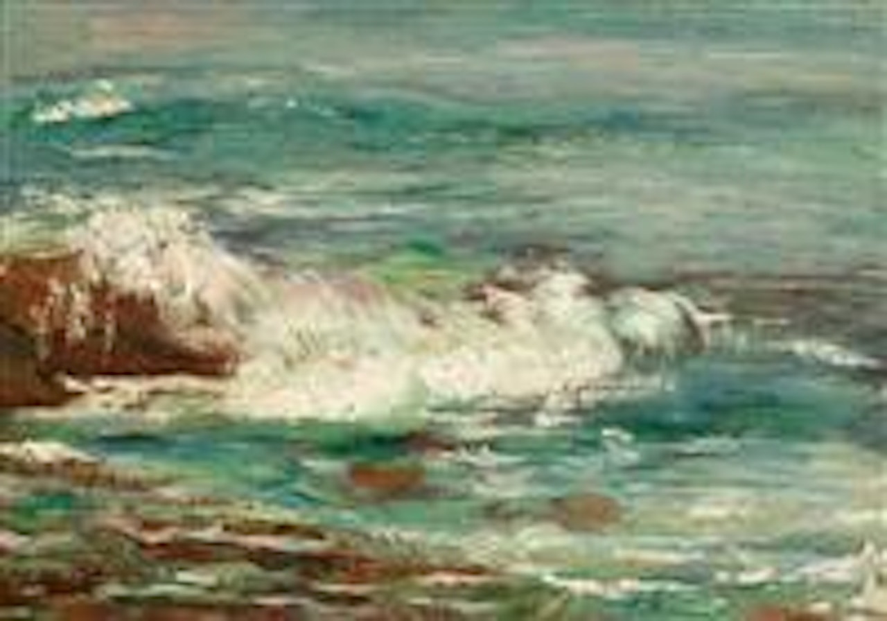 The wave by Gustave Courbet