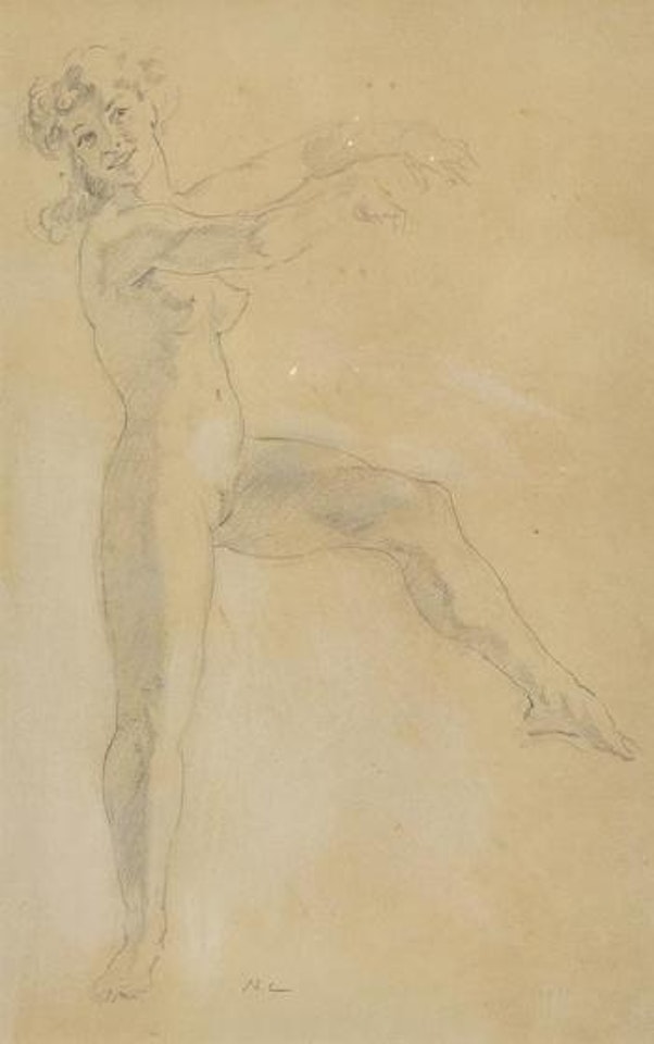 The dancer by Norman Alfred Williams Lindsay