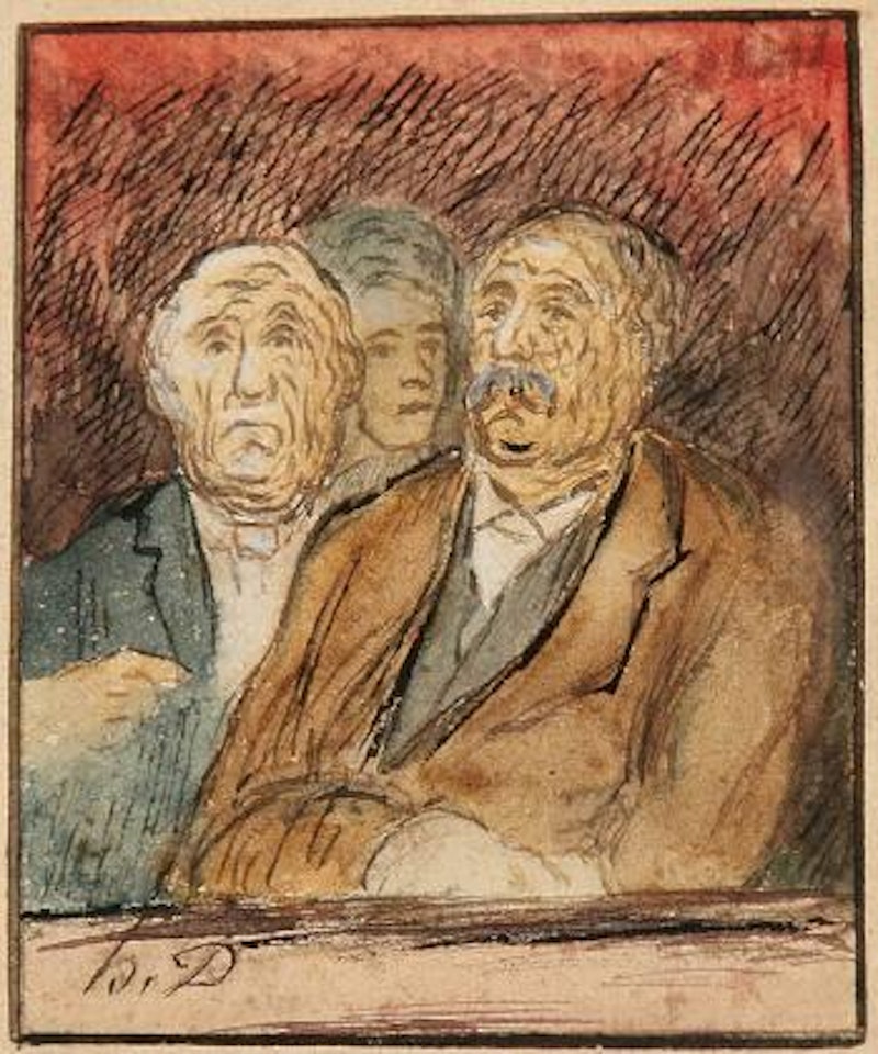 Les Avocats by Honoré Daumier