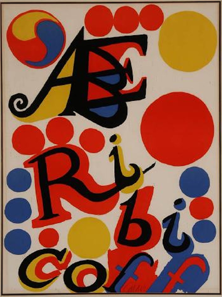 Abe Ribicoff by Alexander Calder