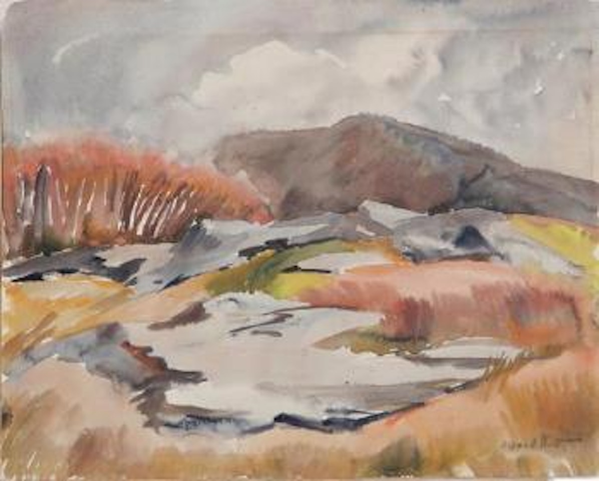 Early Catskills Fall by Alfred Hutty