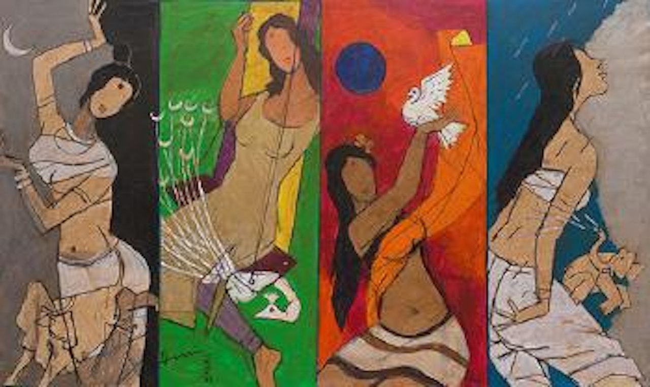 Untitled by M.F. Husain