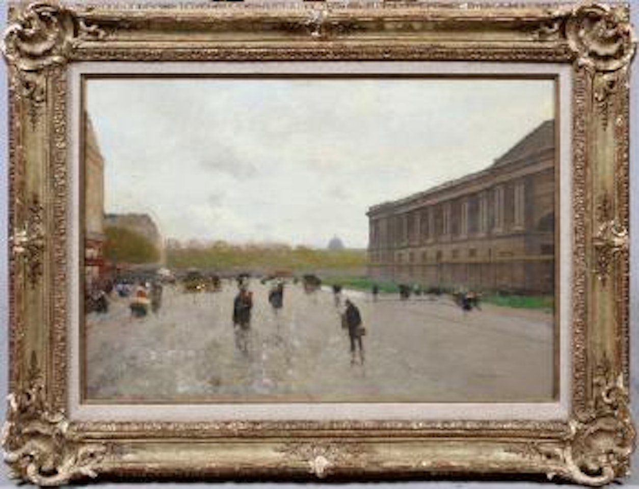 Le Louvre by Luigi Loir