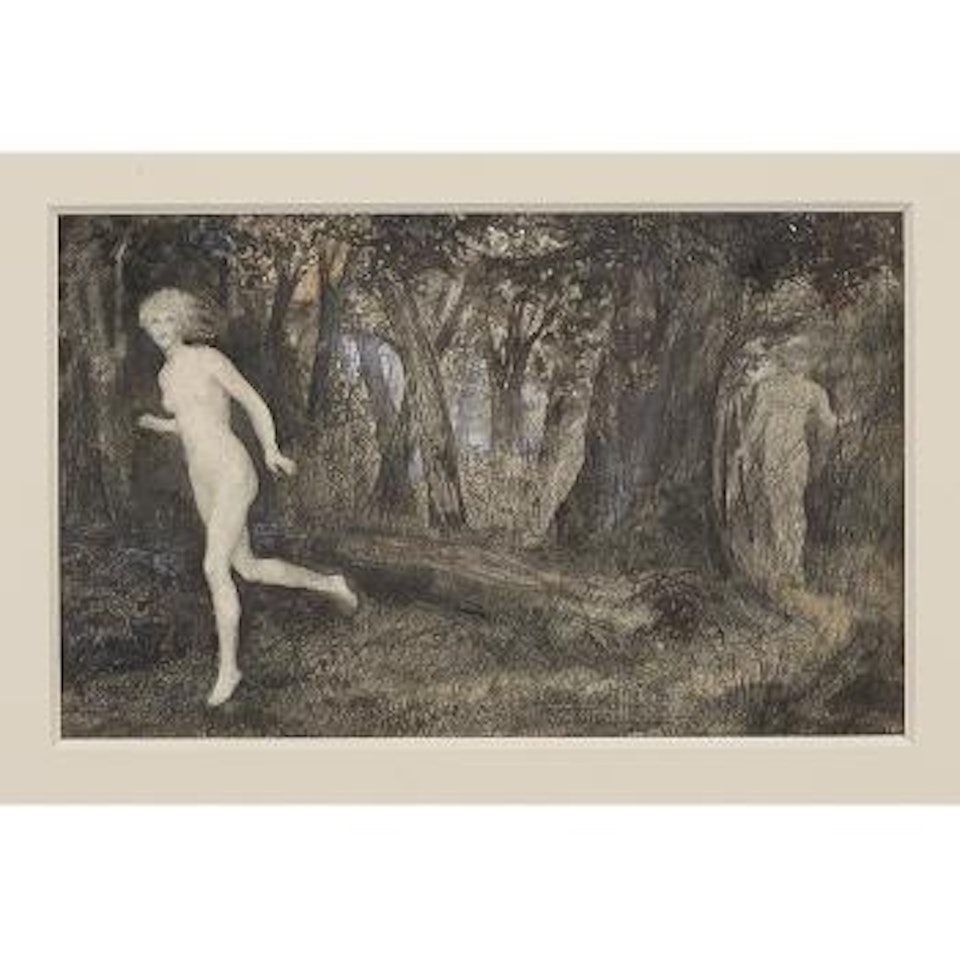 Daphne and Apollo by Edward Coley Burne-Jones