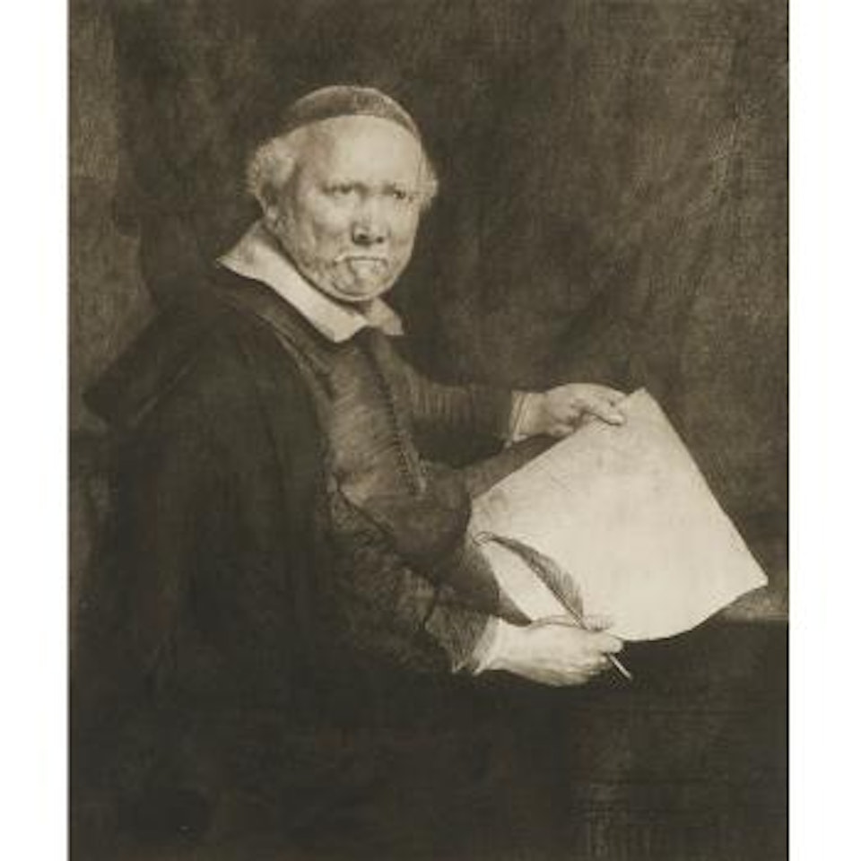Lieven Willemsz van Coppenol, Writing Master by Attributed to Rembrandt Harmensz van Rijn