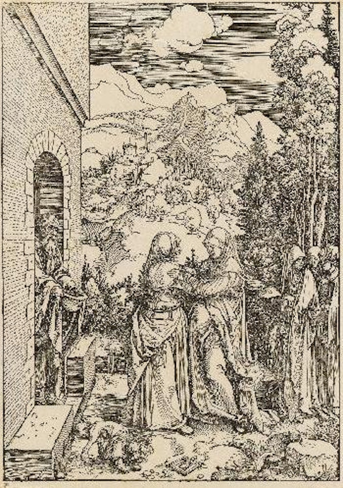 Die Heimsuchung by Albrecht Dürer