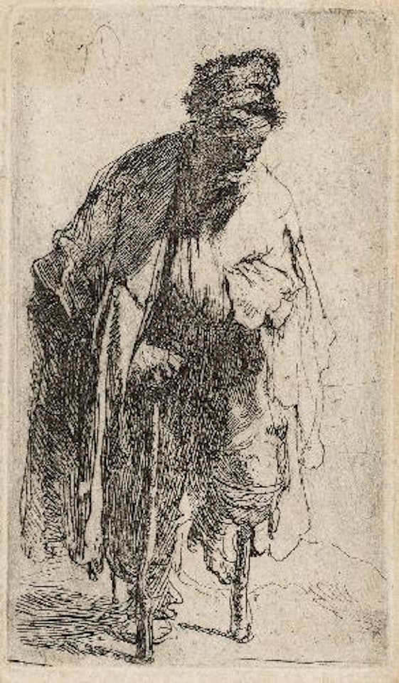 Bettler mit dem Stelzfuß by Attributed to Rembrandt Harmensz van Rijn