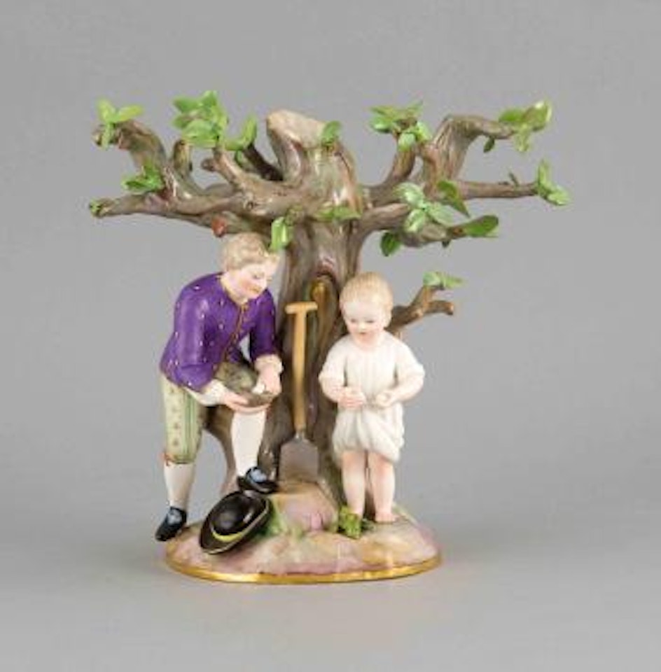 Gärtner und Mädchen mit Vogelnest by Johann Joachim Kändler