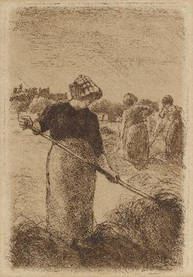 Les Faneuses by Camille Pissarro