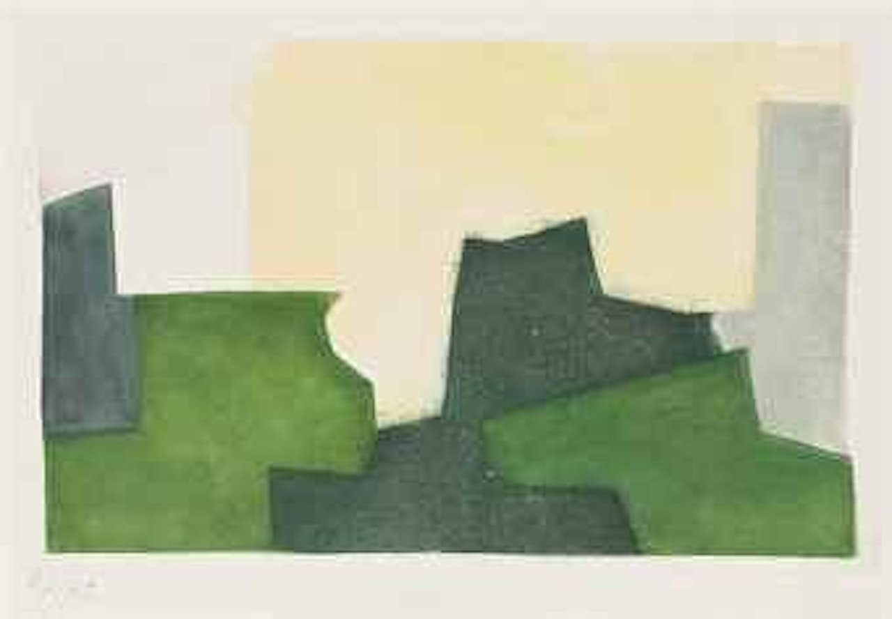 Composition in Green by Serge Poliakoff