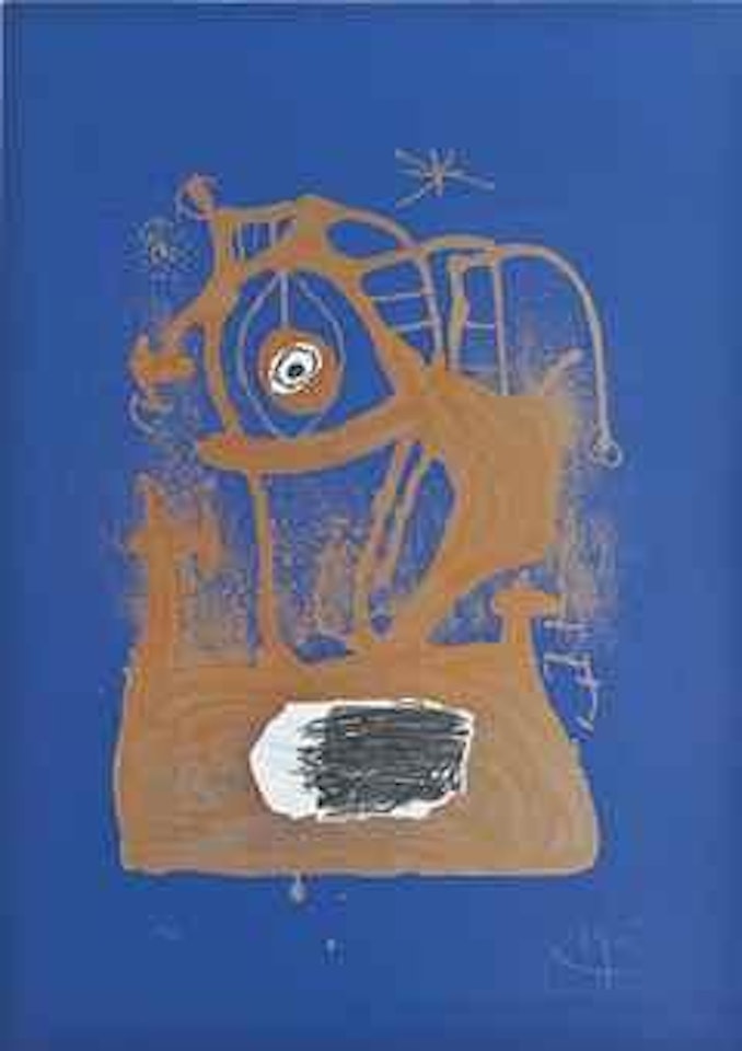 The Tempest (Indigo) by Joan Miró