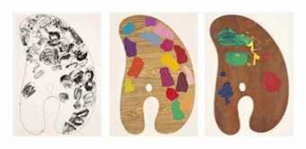 Three Plates, From: Four Palettes by Jim Dine