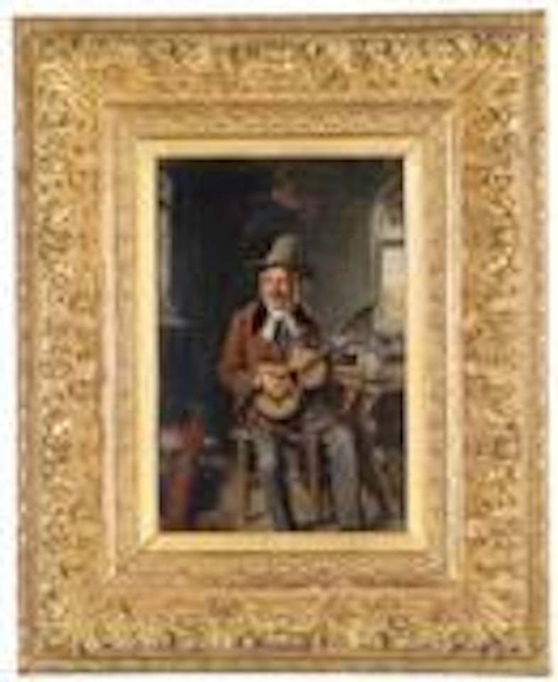 The guitar player by Hermann Kern