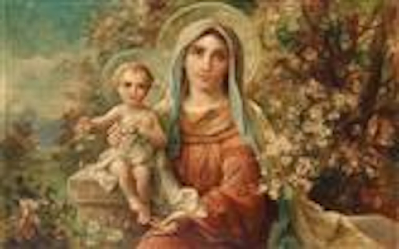 Madonna with Child by Hans Zatzka