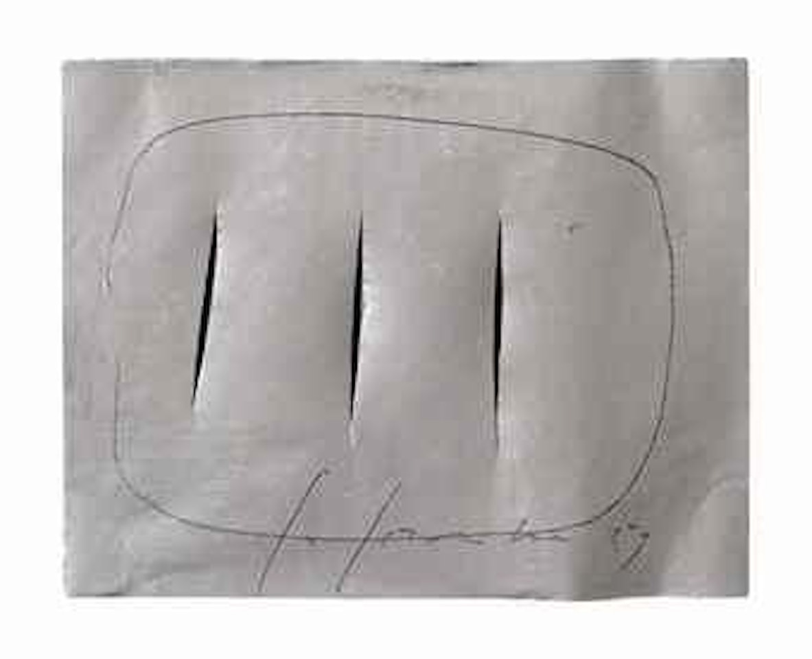 Untitled by Lucio Fontana