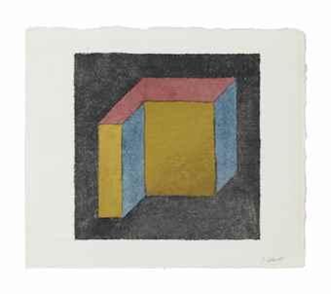 Form Derived from a Cube by Sol LeWitt