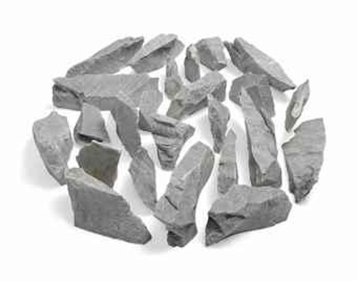 Splintered Marble Circle by Richard Long