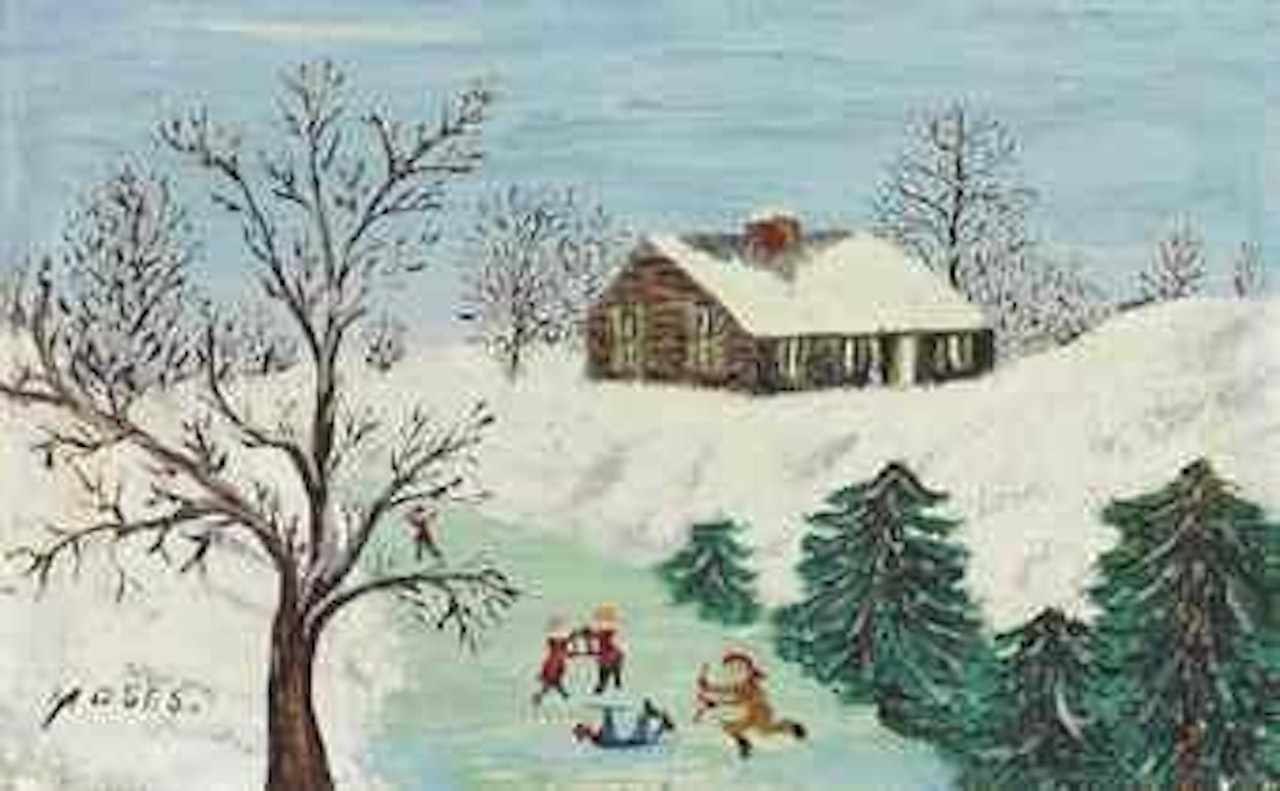 He has fallen by Grandma Moses