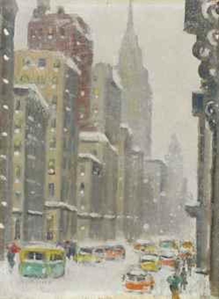 Lower fifth ave by Guy Carleton Wiggins