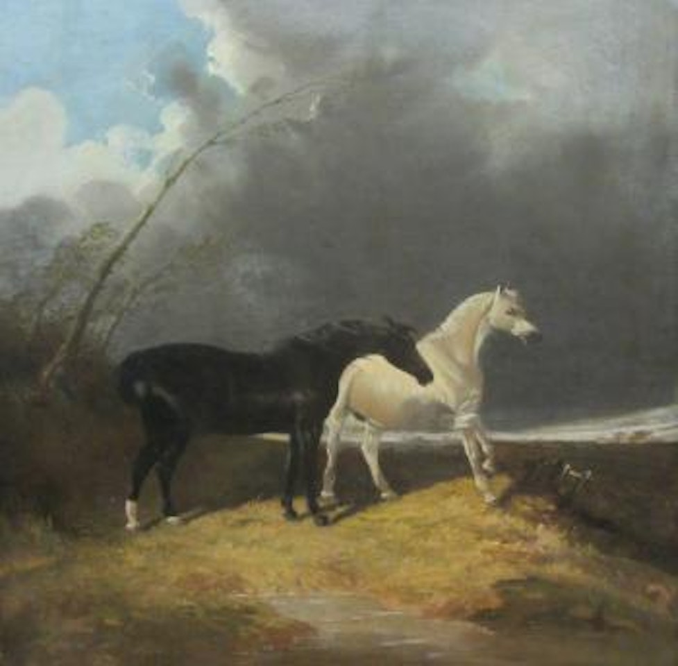 Horses in the Storm by John Frederick Herring