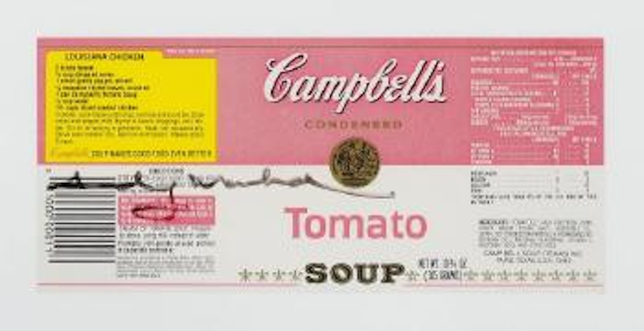 Campbell's Condensed Tomato Soup by Andy Warhol