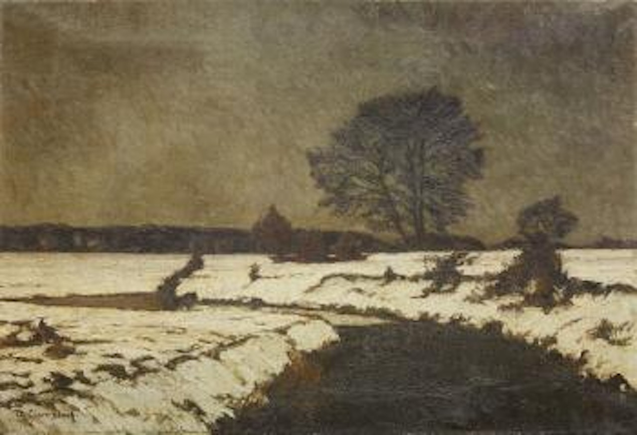 Winter Landscape by Max Clarenbach