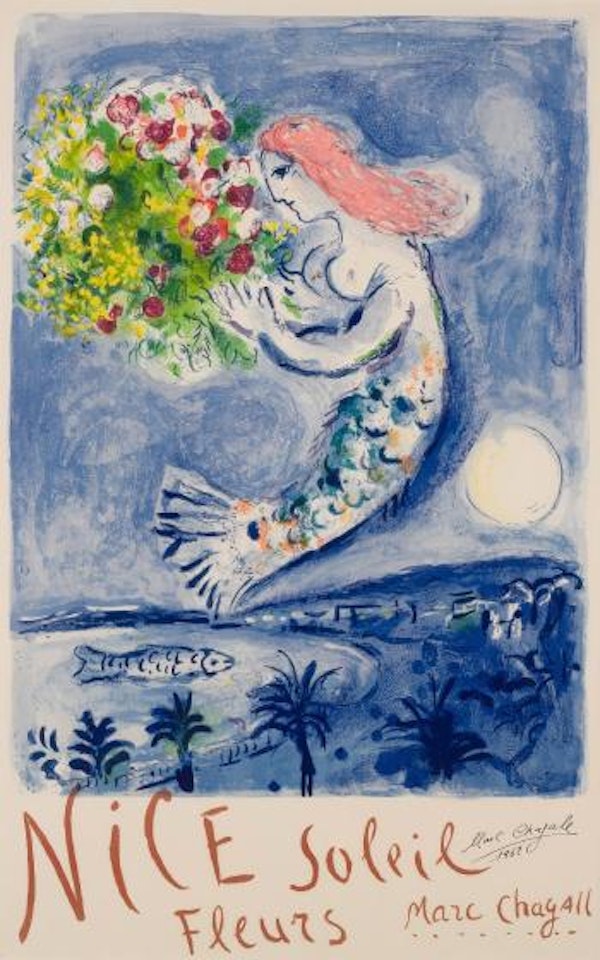 La Baie des Anges by Marc Chagall