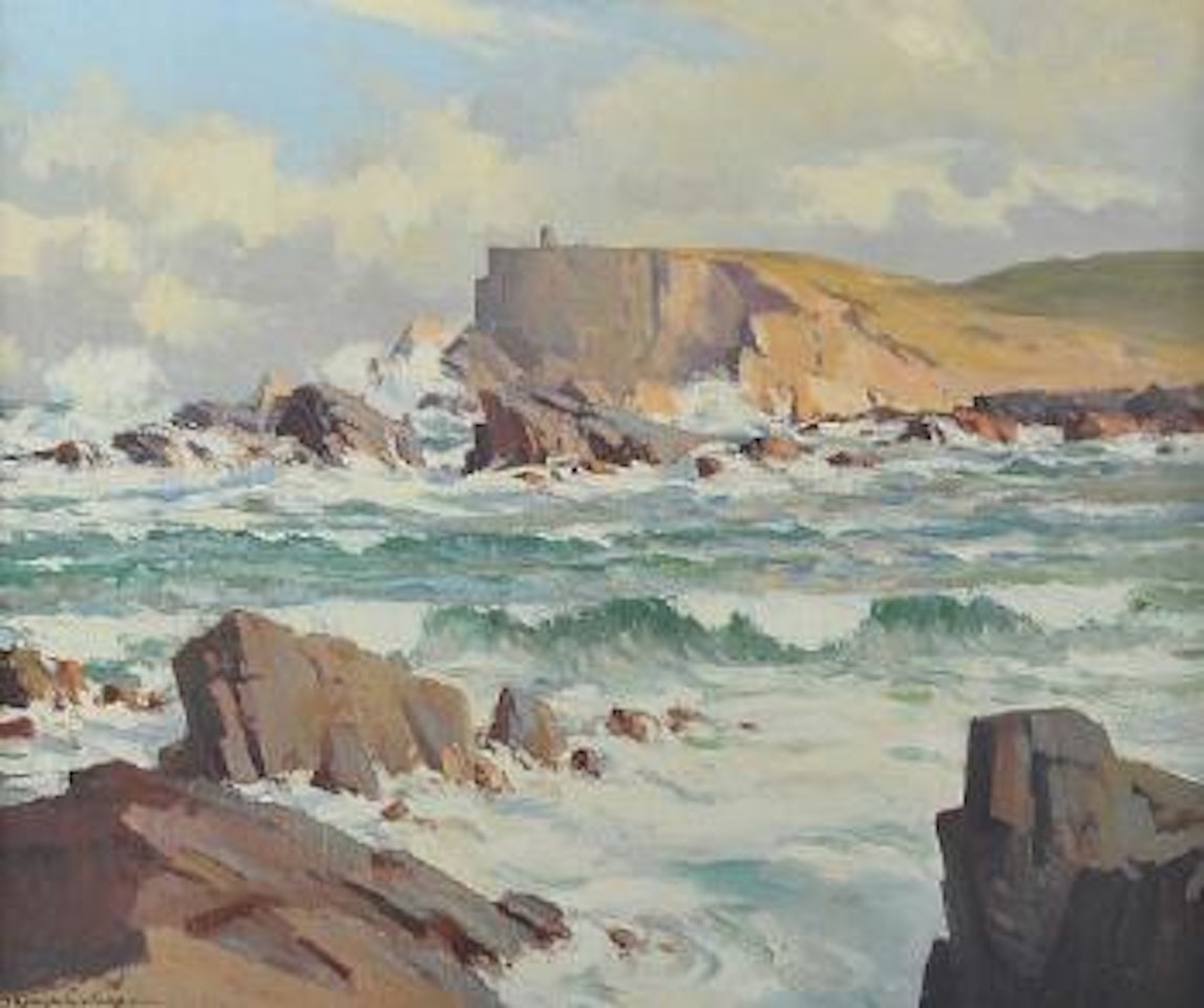 Rough Seas, Glencolumbkille, Donegal by Maurice Canning Wilks
