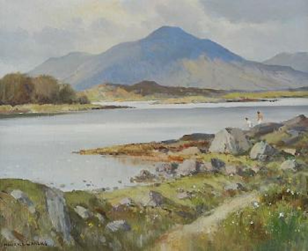 On Ballynakill Bay, Near Letterfrack, Connemara by Maurice Canning Wilks
