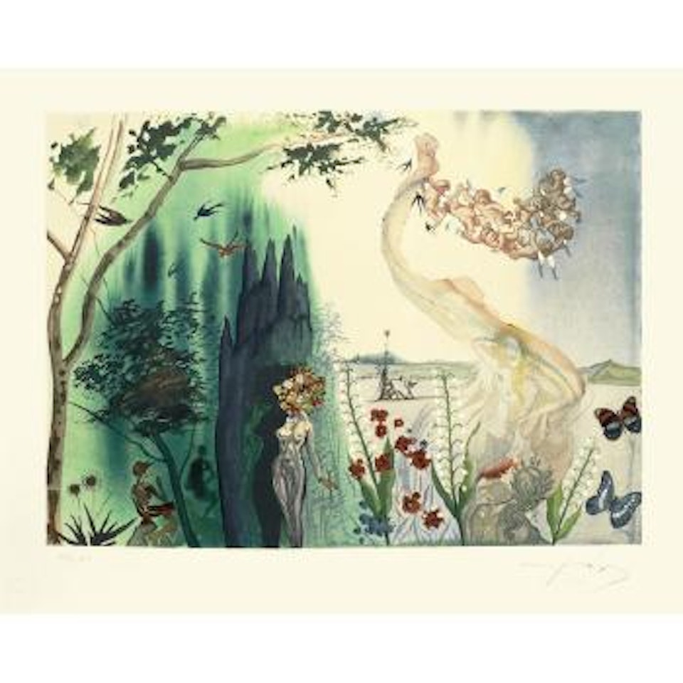 Spring, from The Four Seasons (Michler & Löpsinger 1359) by Salvador Dali