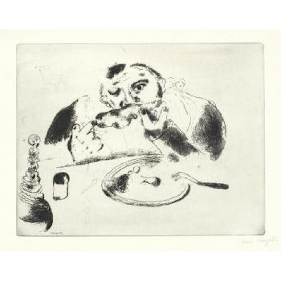 Plate 36, Les Ames Mortes (Cramer Books 17) by Marc Chagall