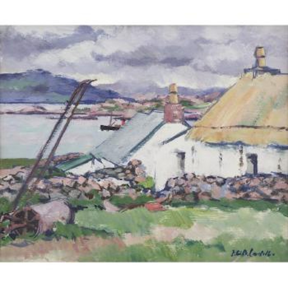 An Old Croft, Iona by Francis Campbell Boileau Cadell