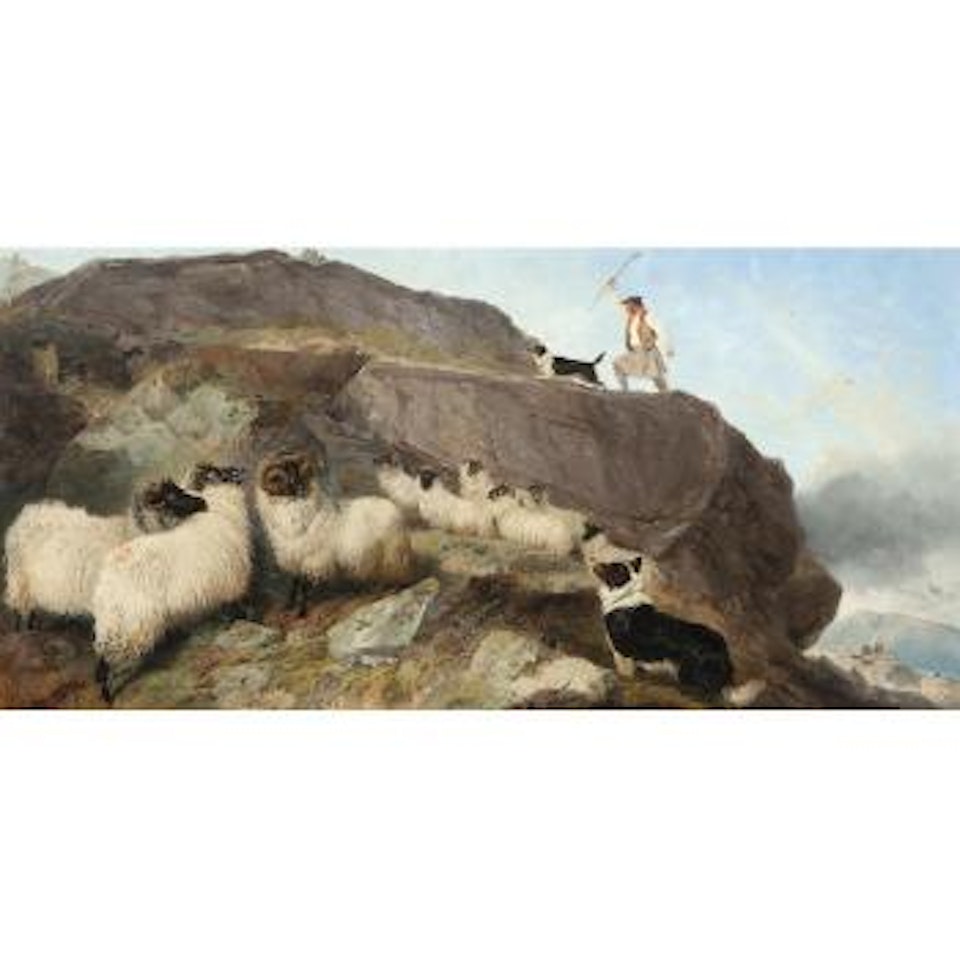 Sheep Gathering, Isle of Skye by Richard Ansdell