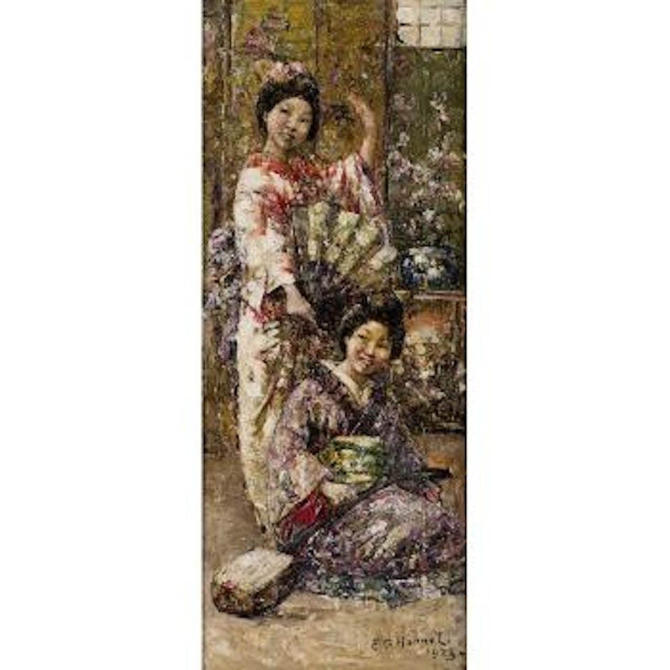 The Rehearsal by Edward Atkinson Hornel