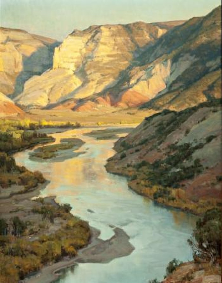 Island Park - Dinosaur National Monument by Clyde Aspevig