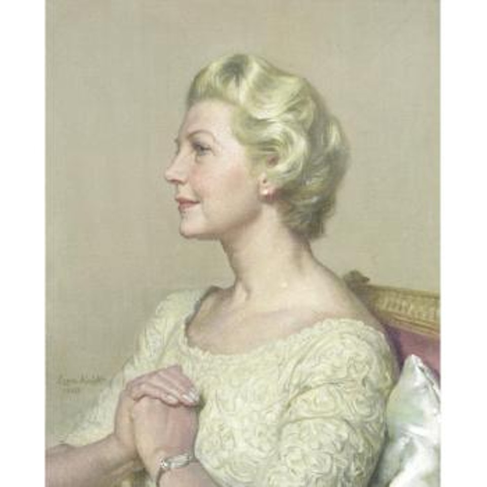 Portrait of Lady Hayter by Laura Knight