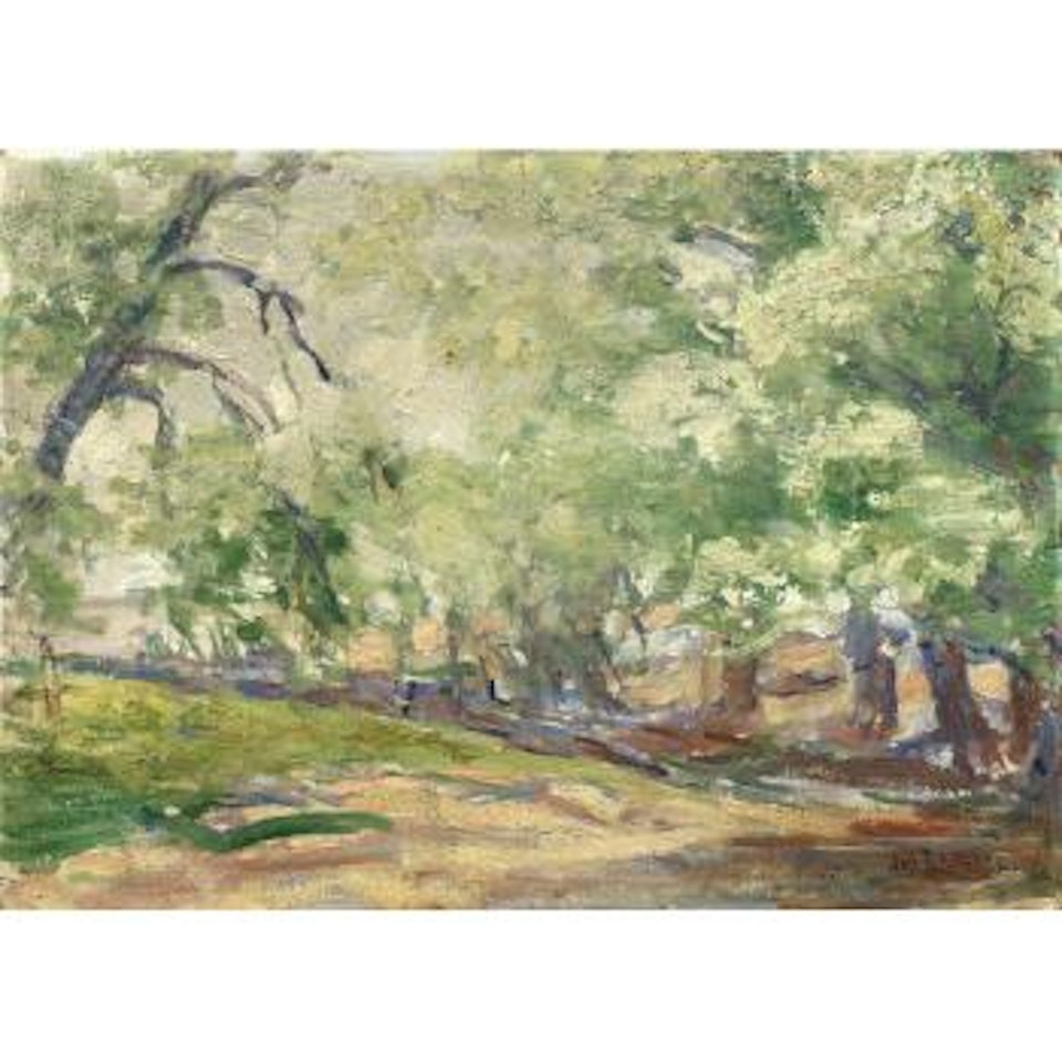 Wooded landscape by Joseph Raphael